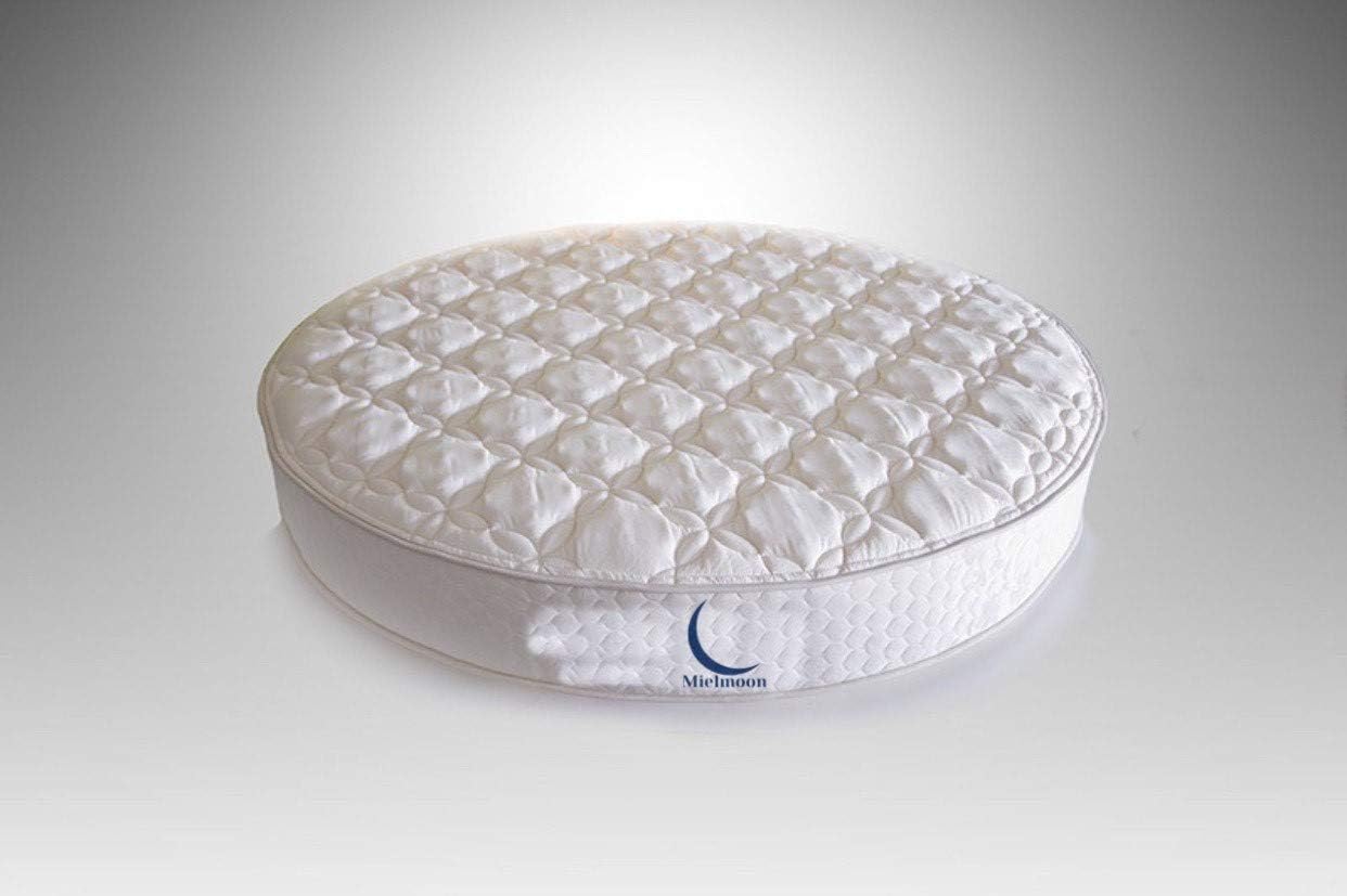 Round Mattress (86" Diameter) Luxury King - Premium Gel Memory Foam Layer - Round Bed Mattress USA (King 10")