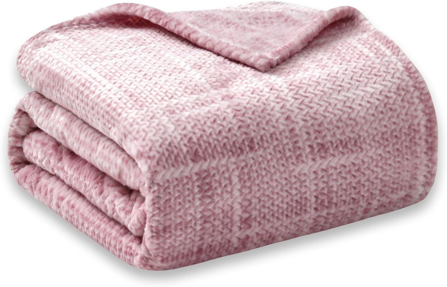 COOVA Fleece Throw Blanket for Couch, Super Soft and Cozy 3D Jacquard Warm Blankets, Lightweight and Fuzzy Throw for Bed, Sofa, Chair, Giftable (Navy Blue, 50"x60")