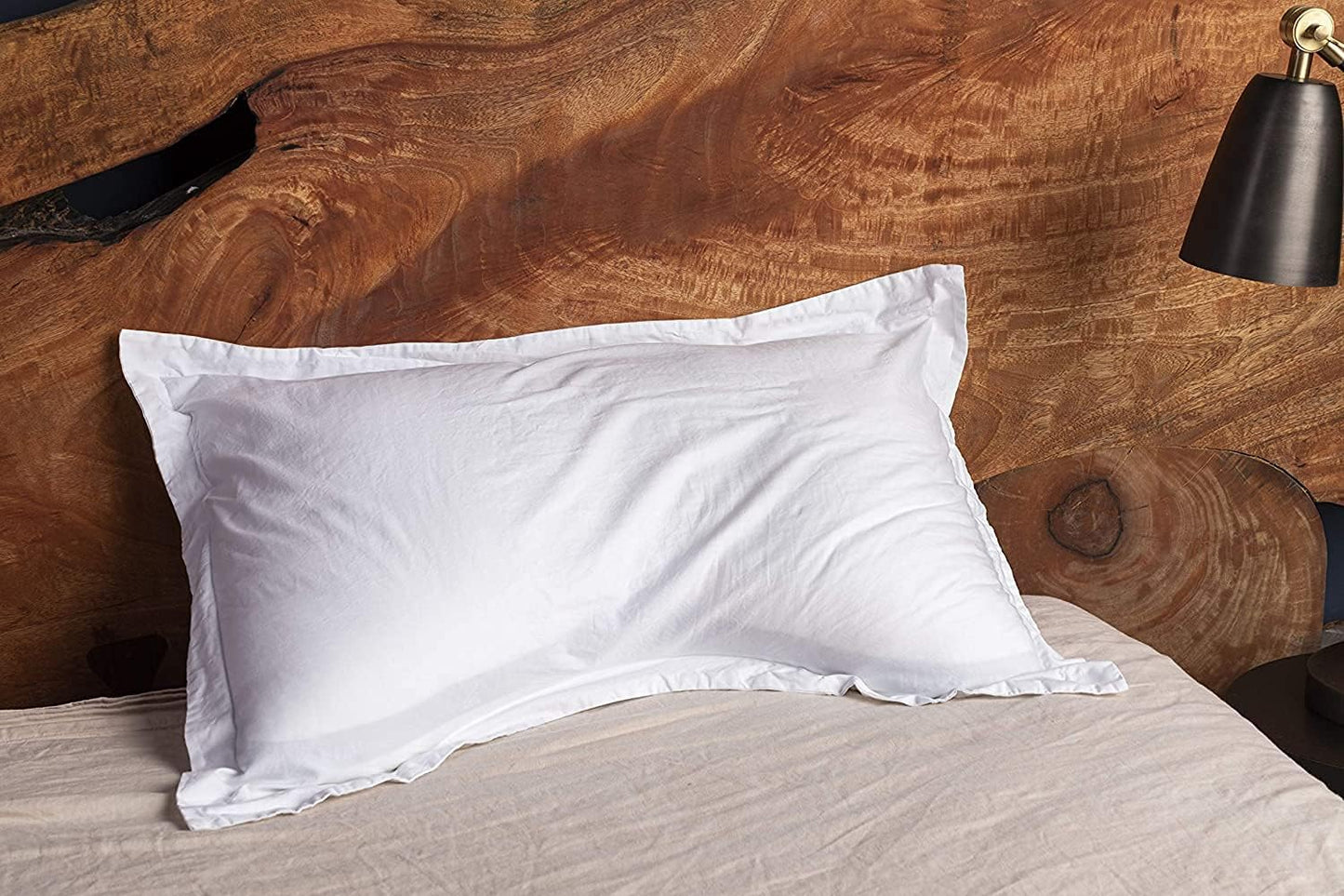 Eli & Elm | Best Ergonomic Side Sleeper Pillow for Neck Pain. Supportive Cooling Latex Fill with Luxury Breathable Cover. U-Shape Contoured Design. Queen Size Bed Pillow. (Pillow & Pillow Case)