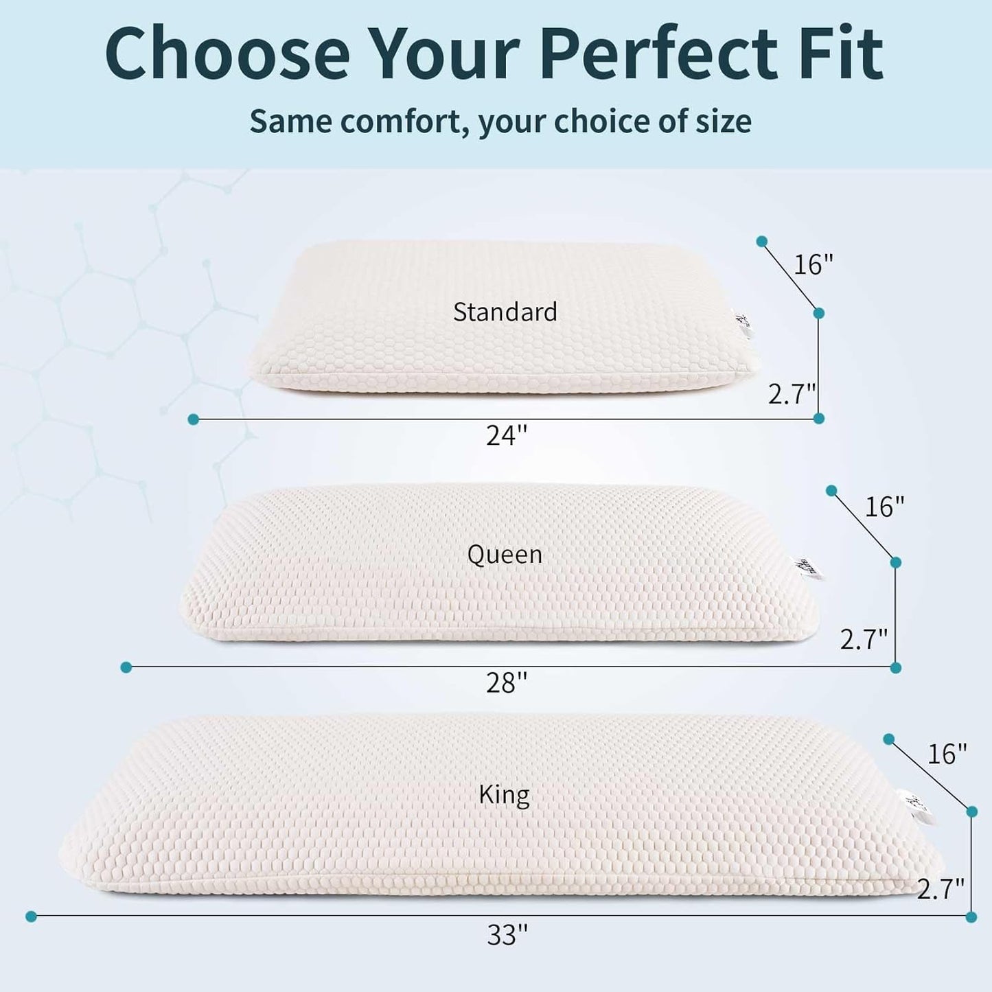 Talatex Talalay Ultra Slim 100% Natural Premium Latex Pillow, Ultra Thin Flat Pillow for Stomach and Back Sleepers Helps Cervical Neck Alignment and Deeper Sleep, No Memory Foam Chemicals(2.7" H)