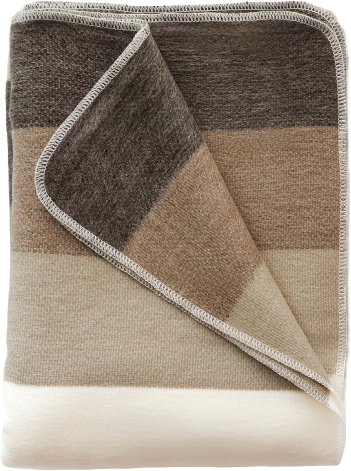 LATITUDE ZERO, Alpaca Wool Throw Blanket | Warm, Ultra-Soft, Breathable, Non-Itchy Blanket-Throw | Hypoallergenic and Beautiful Fabric (Brick Red)
