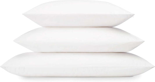 RejuveNite® American Talalay Latex Pillow - Medium Support, Queen High Profile - 100% Cotton Sateen Cover – Made in USA