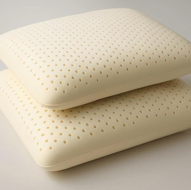 Talalay Latex Pillow - King - Low Profile - 2 Pack