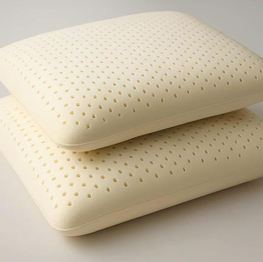 Talalay Latex Pillow - King - Low Profile - 2 Pack