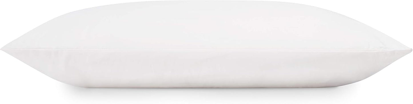 RejuveNite® American Talalay Latex Pillow - Medium Support, Queen High Profile - 100% Cotton Sateen Cover – Made in USA