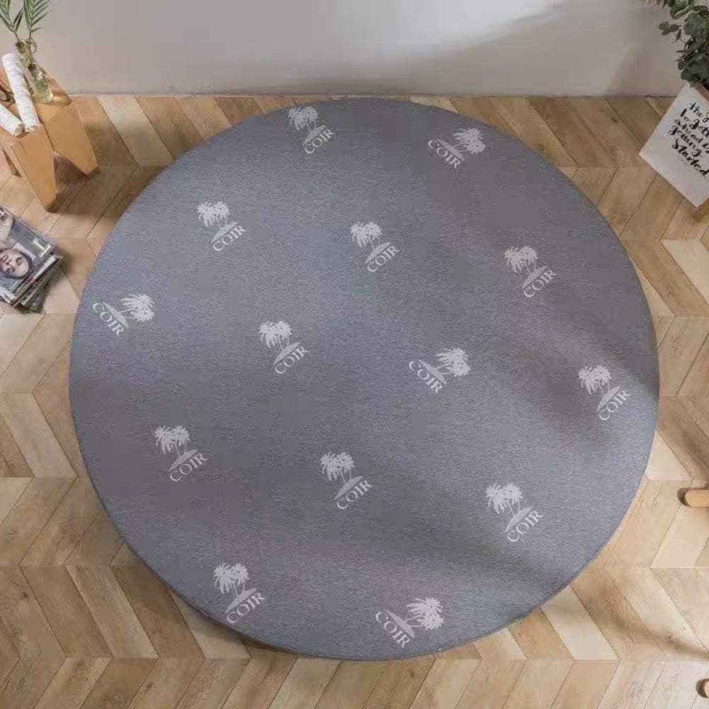 Thicken Round Bed Mattress, Firm Feel Floor Tatami Mat Padded Memory Foam, Removable & Washable Sleeping Pad Futon Breathable Mattress Pad Floor Bed (Size : 200cm, Thickness : 10cm)