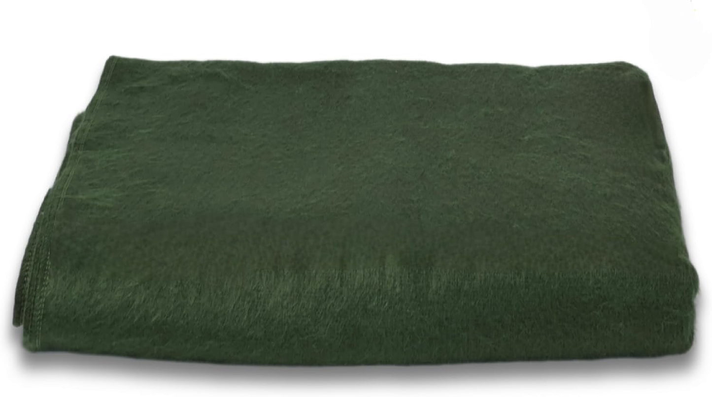 LATITUDE ZERO, Alpaca Wool Throw Blanket | Warm, Ultra-Soft, Breathable, Non-Itchy Blanket-Throw | Hypoallergenic and Beautiful Fabric (Brick Red)