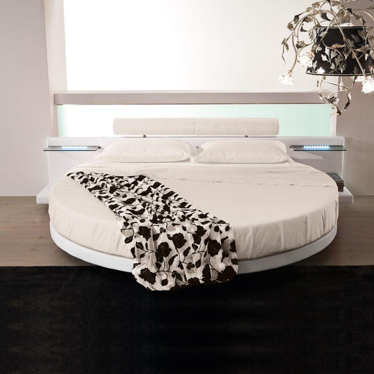 Round Mattress (86" Diameter) Luxury King - Premium Gel Memory Foam Layer - Round Bed Mattress USA (King 10")